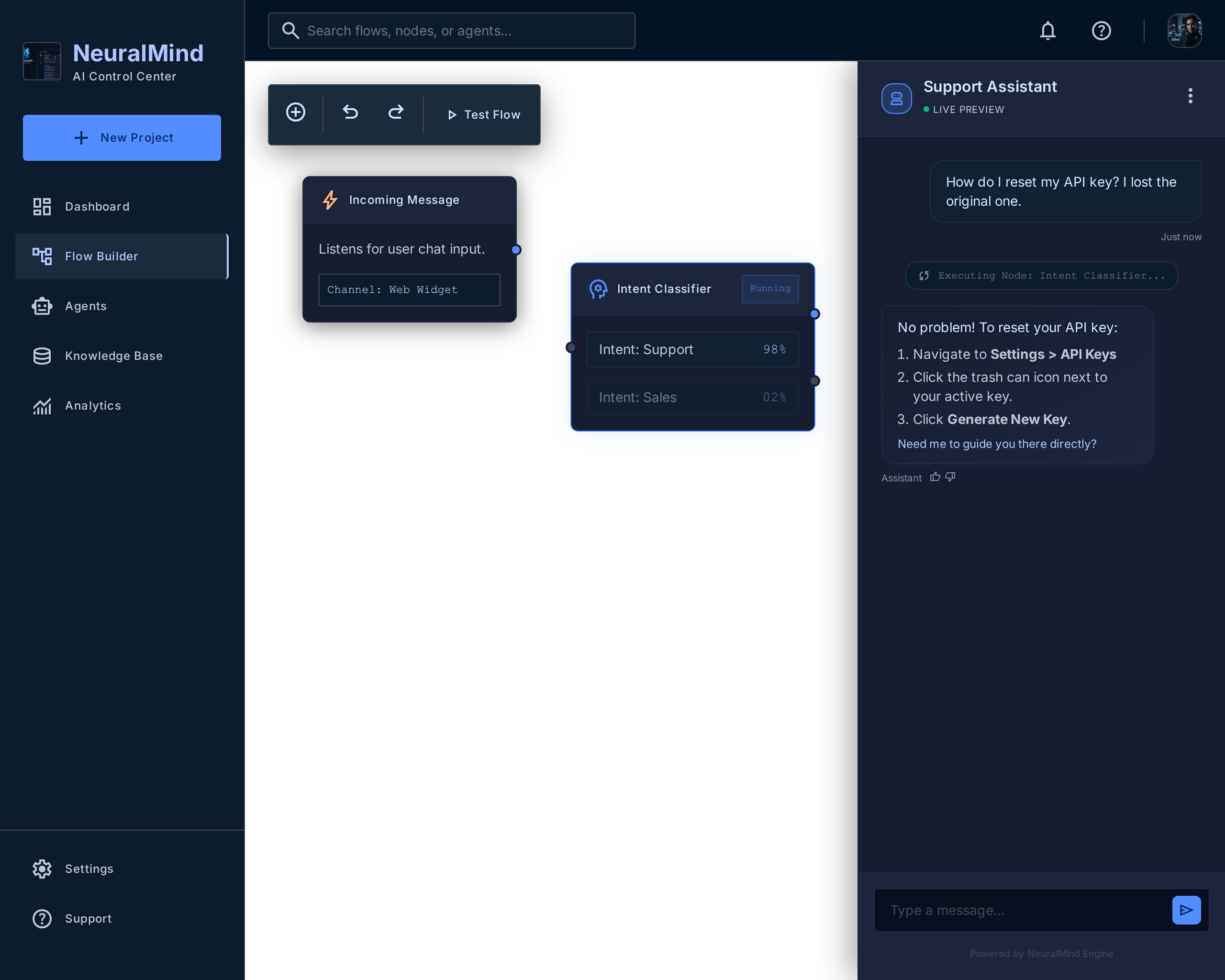 NeuralMind product screenshot