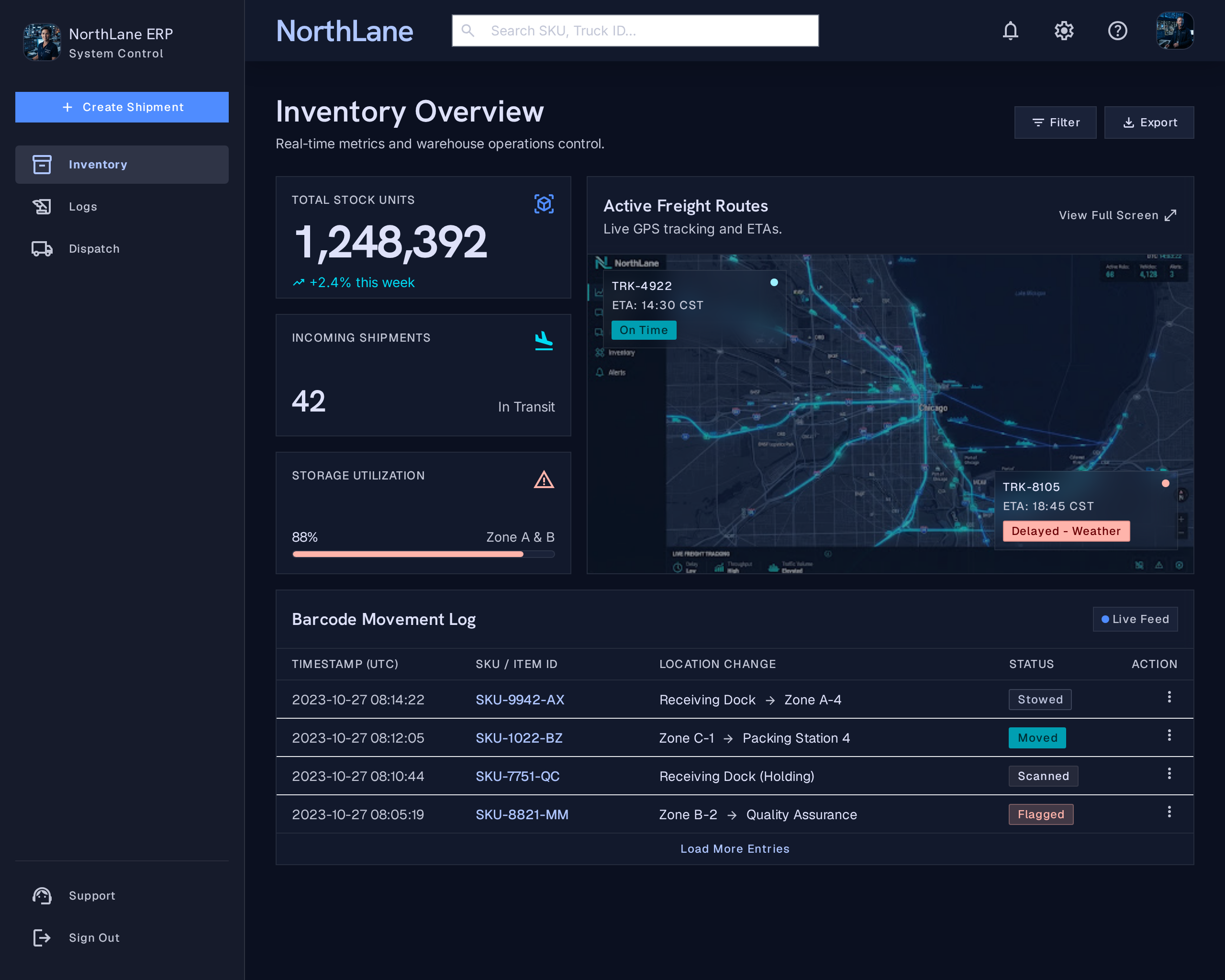 NorthLane product screenshot